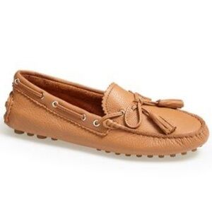 New💥Coach Brown Leather Tassel Loafers, size 6